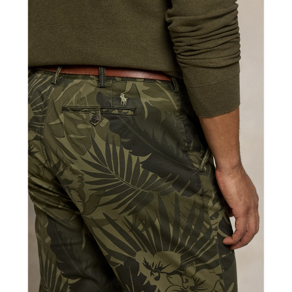 Stretch Classic Fit Palm-Camo Chino Pant