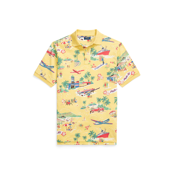 Polo Bear Mesh Polo Shirt