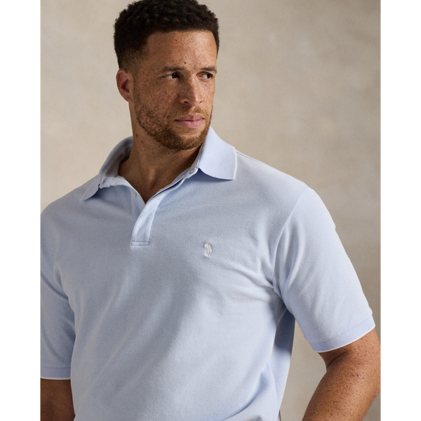 Stretch Oxford Mesh Polo Shirt