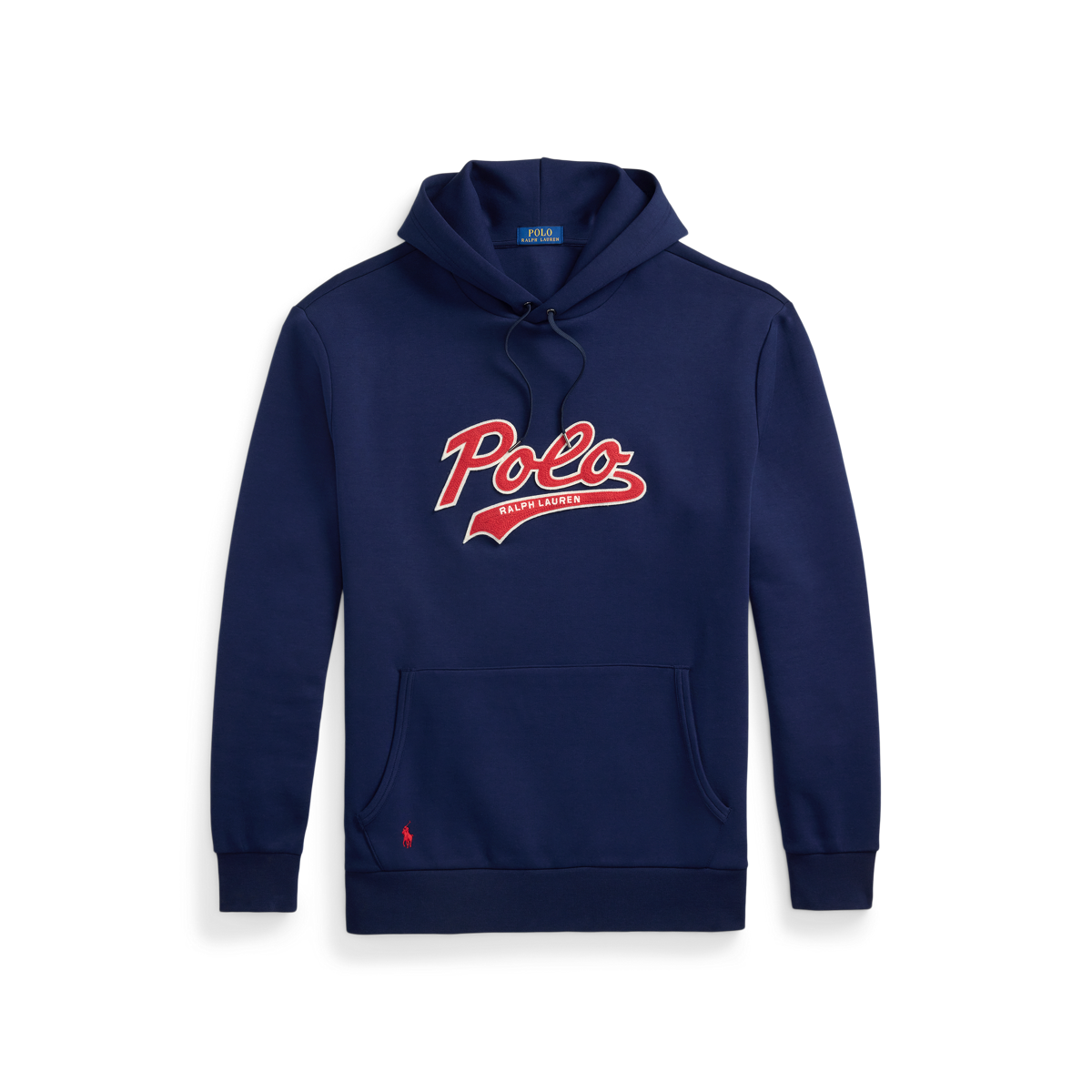 送料関税込_Polo Ralph Lauren Double Knit Logo Hoodie Logo Double-Knit Hoodie