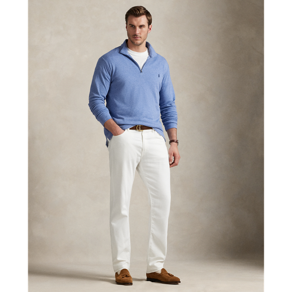 Jacquard Quarter-Zip Pullover