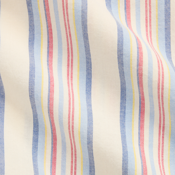 Striped Chambray Camp Shirt