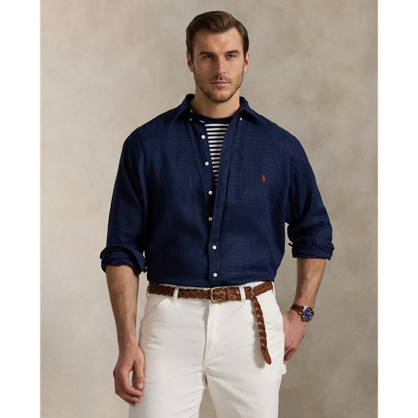 Ralph lauren big and tall linen shirts hotsell