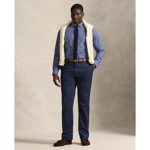 Plaid Stretch Poplin Shirt
