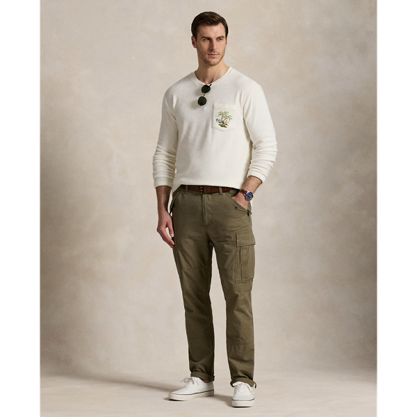 Embroidered Terry T-Shirt