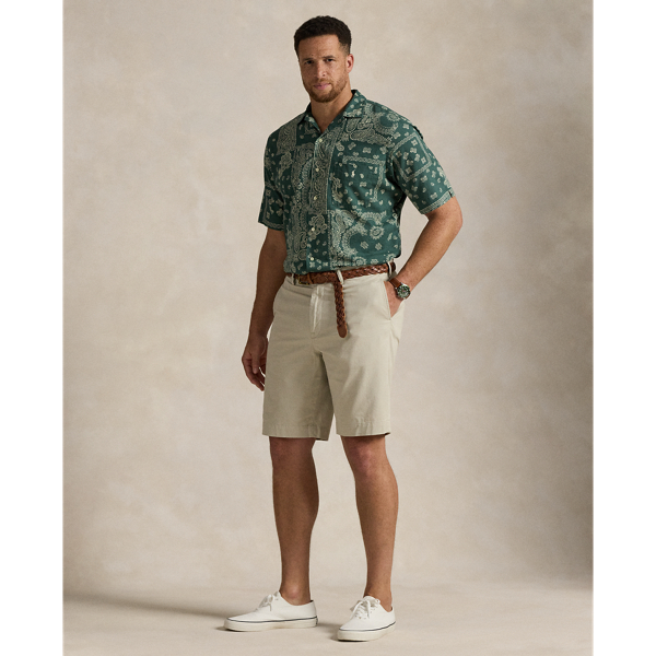 Bandanna-Print Camp Shirt