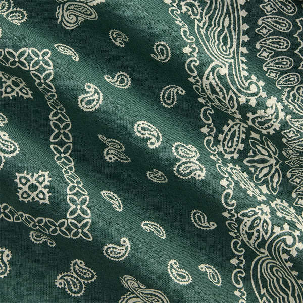 Bandanna-Print Camp Shirt