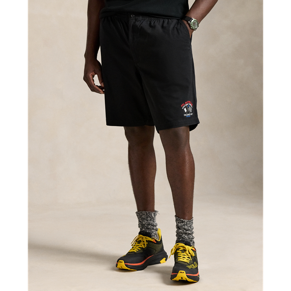 Polo Black Motor Club Polo Prepster Embroidered Twill Short Big & Tall 4