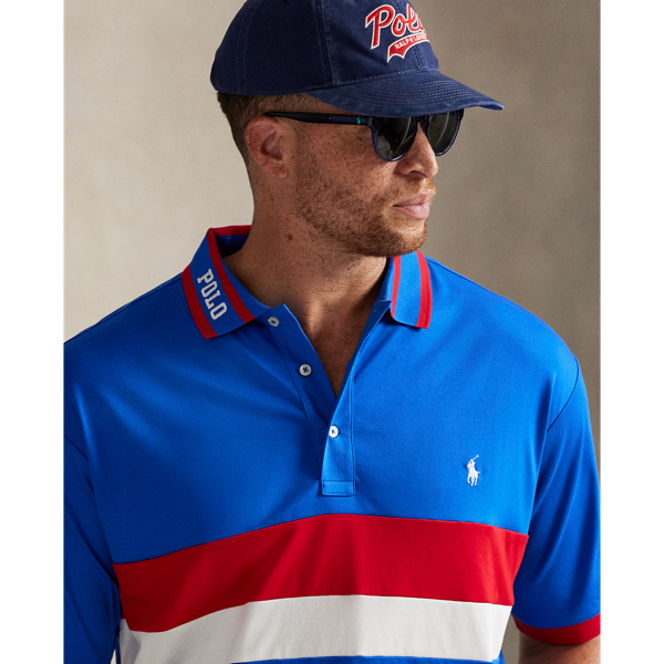 Striped Soft Cotton Polo Shirt