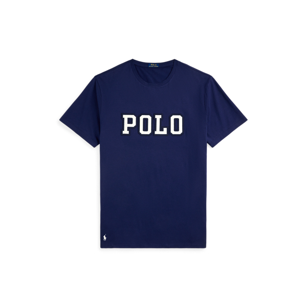 Jersey-T-Shirt mit Logo