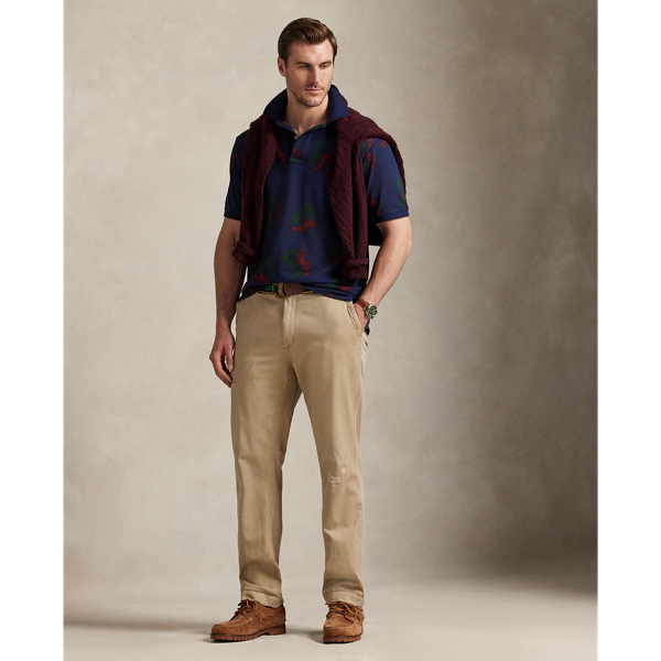 Piqué-Poloshirt mit „P“-Logo Big & Tall in Wing Toss 4