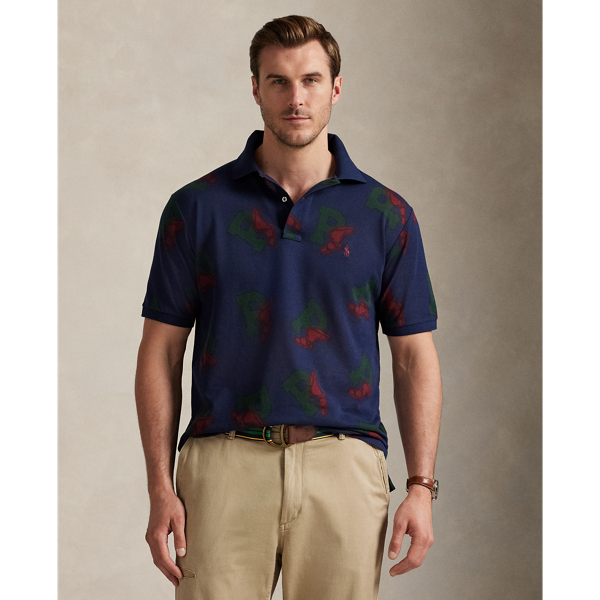 Piqué-Poloshirt mit „P“-Logo Big & Tall in Wing Toss 1
