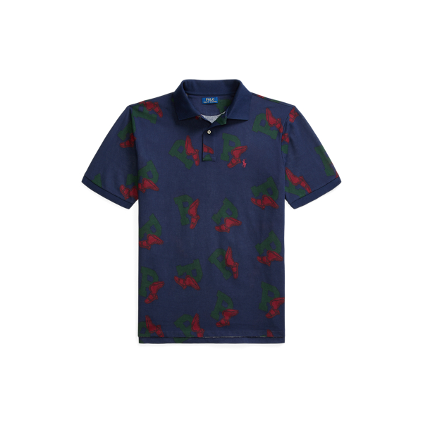 Piqué-Poloshirt mit „P“-Logo Big & Tall in Wing Toss 2