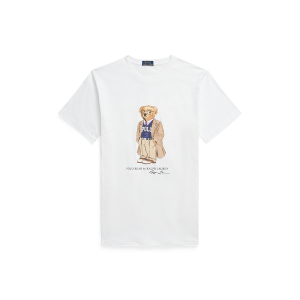 Jersey-T-Shirt mit Polo Bear