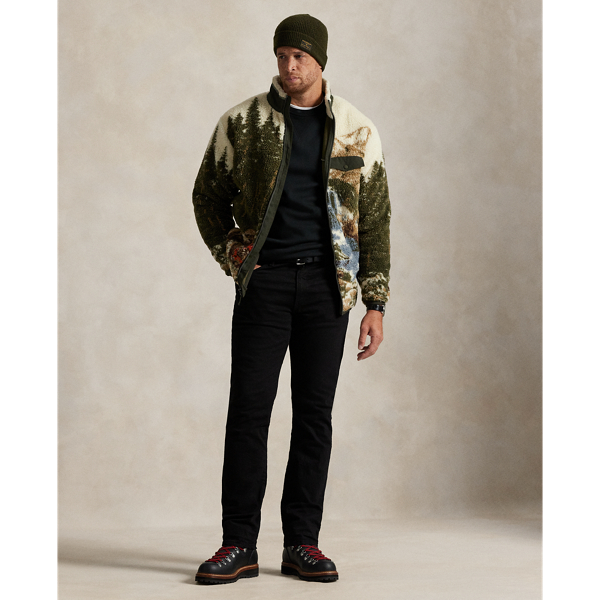 Pile Fleece Graphic Jacket