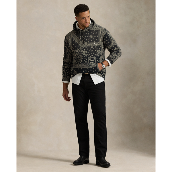 Bandanna-Print Fleece Hoodie