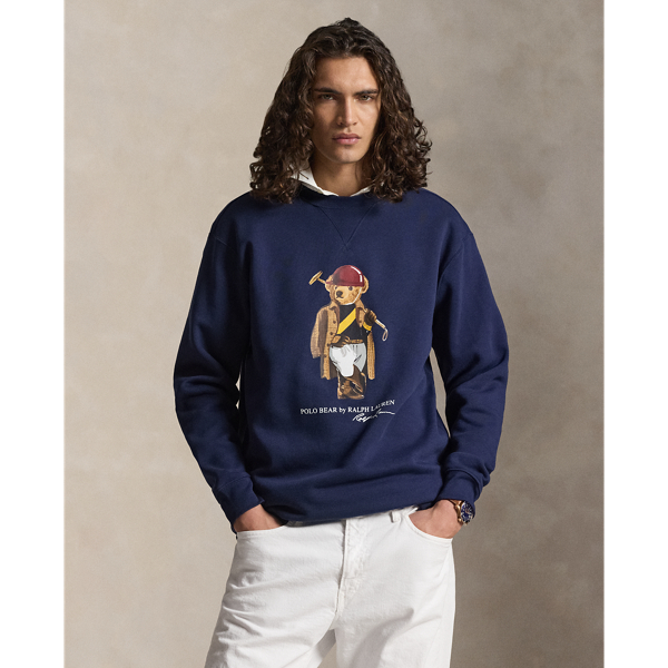 Fleece-Sweatshirt mit Polo Bear