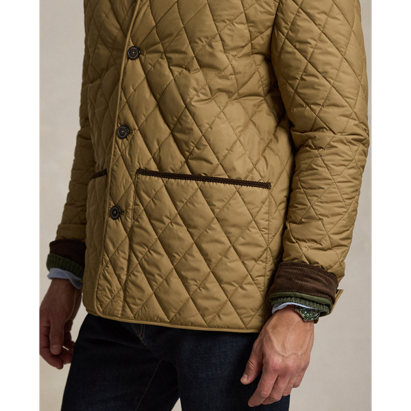 Honey Brown The Beaton Quilted Barn Coat Big & Tall 7