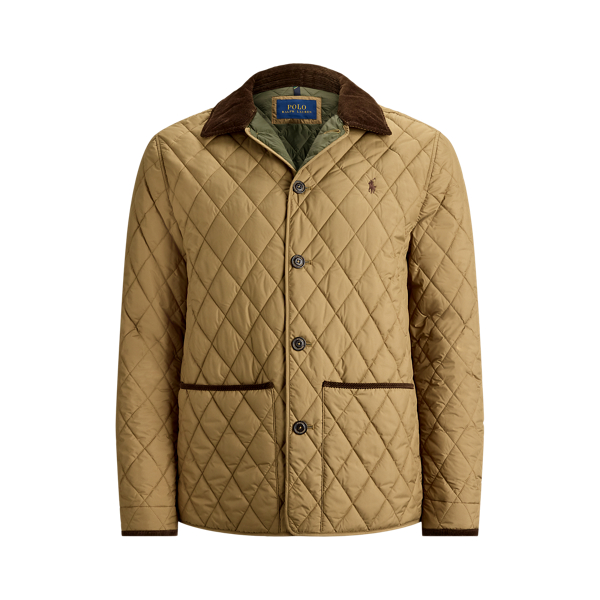 Honey Brown The Beaton Quilted Barn Coat Big & Tall 2