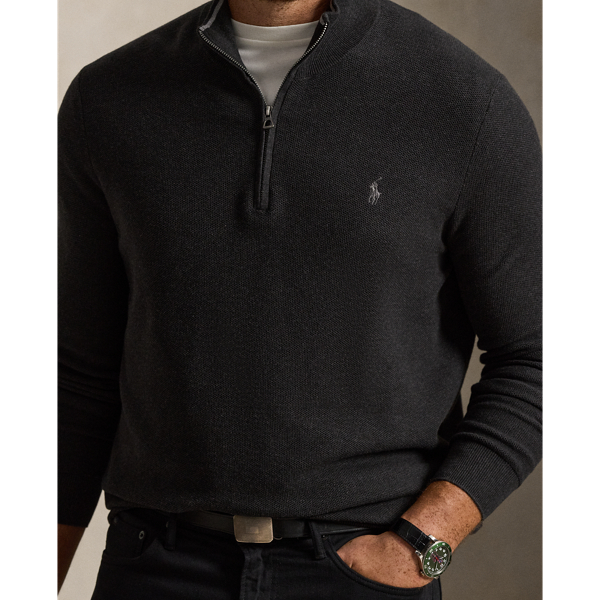 Pullover aus Baumwollpiqu&eacute;