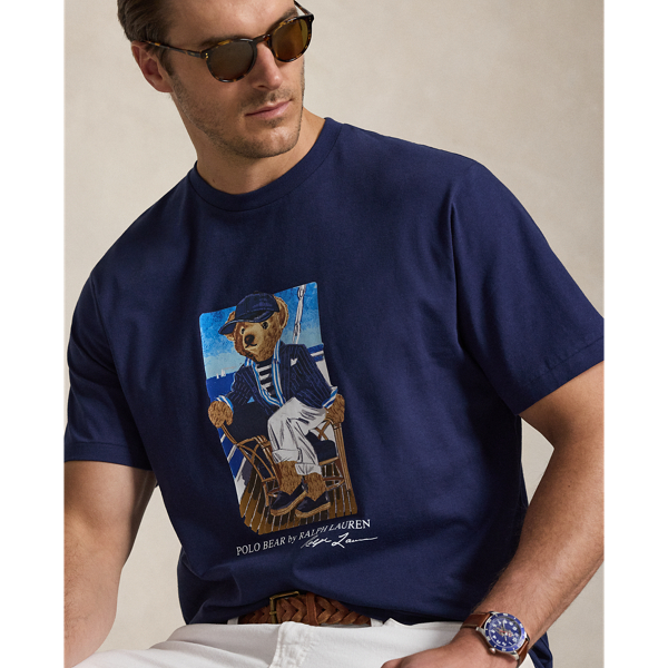 Newport Bear/Navy Polo Bear Jersey T-Shirt Big & Tall 6