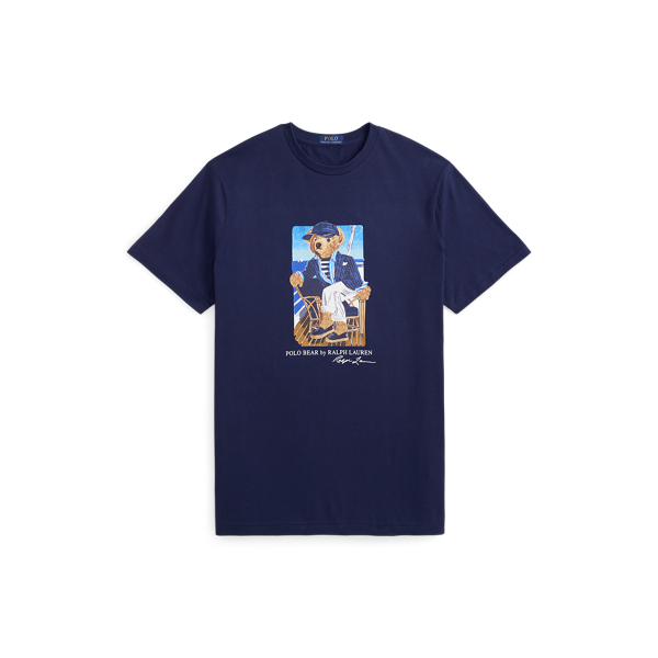 Newport Bear/Navy Polo Bear Jersey T-Shirt Big & Tall 2