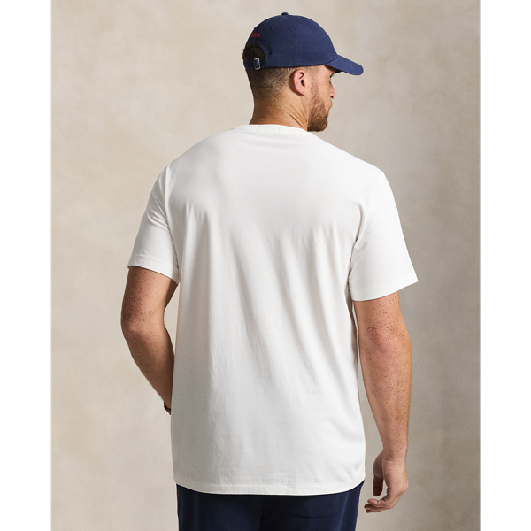 White Logo Jersey T-Shirt Big & Tall 5