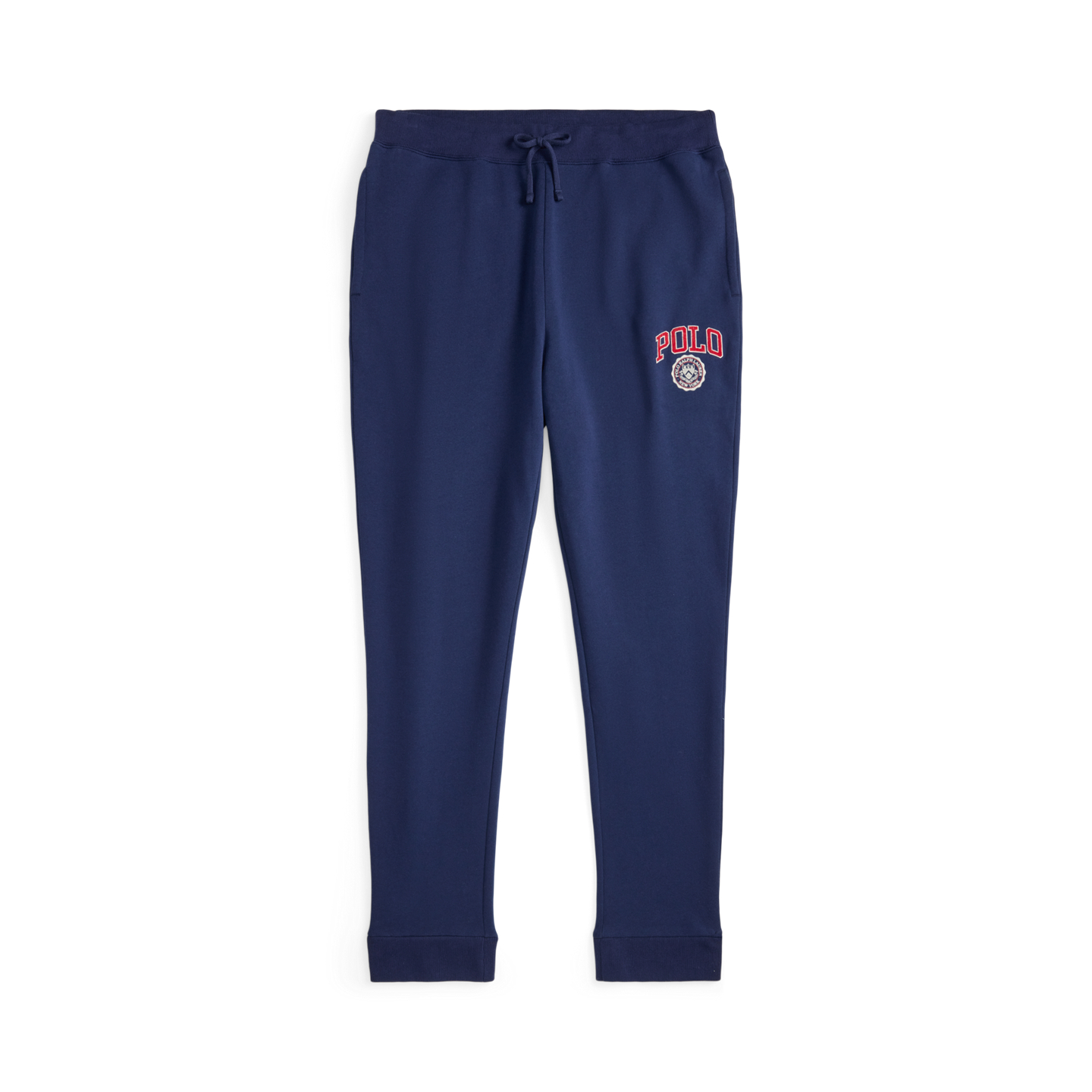 Мужские брюки Ralph Lauren Logo Fleece Jogger, цвет: Тёмно-синий — фото 5