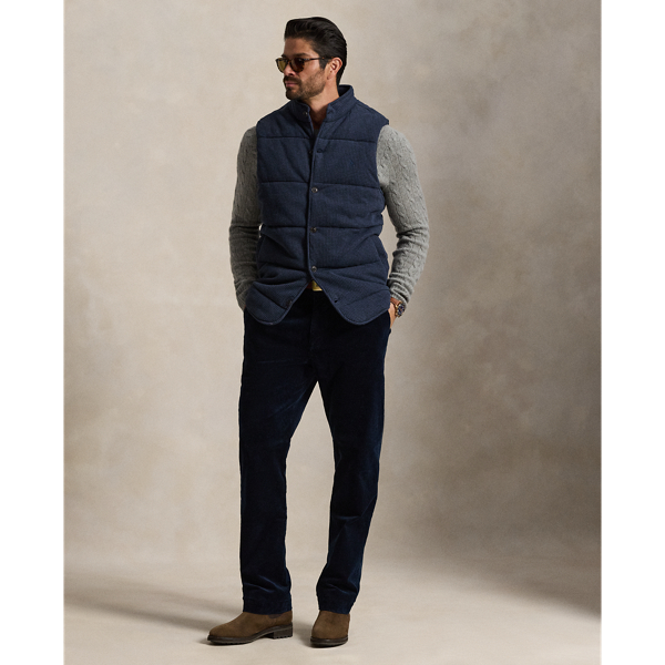 Houndstooth Estate-Rib Vest