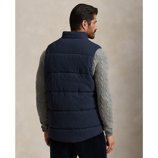 Houndstooth Estate-Rib Vest