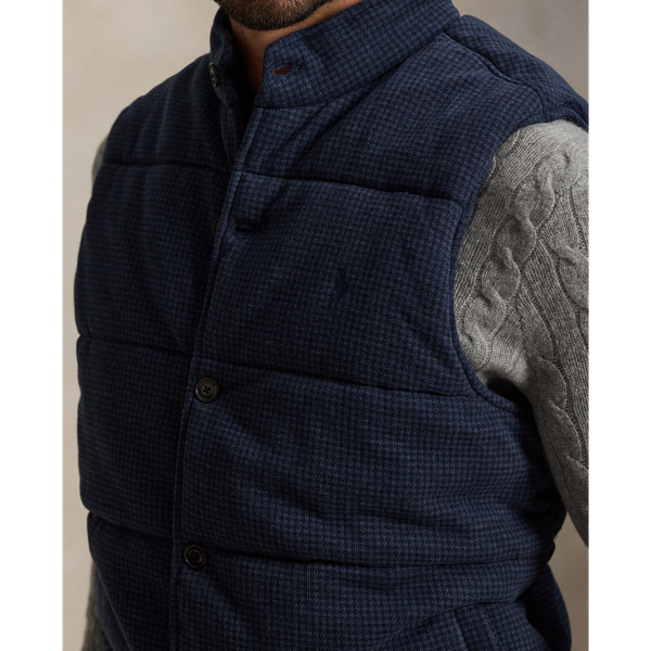 Houndstooth Estate-Rib Vest