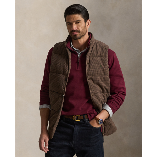 Houndstooth Estate-Rib Vest