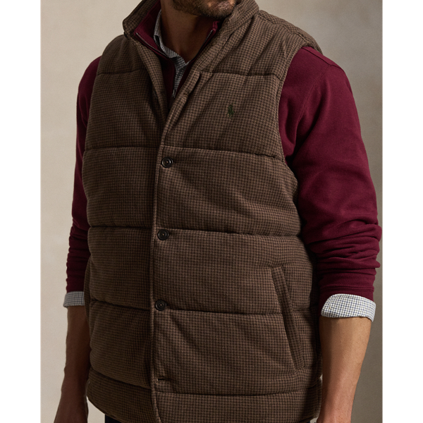 Houndstooth Estate-Rib Vest
