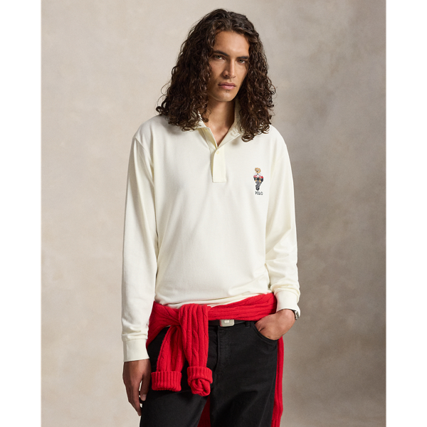 Mesh Polo-shirt met Polo Bear
