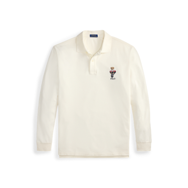Mesh Polo-shirt met Polo Bear