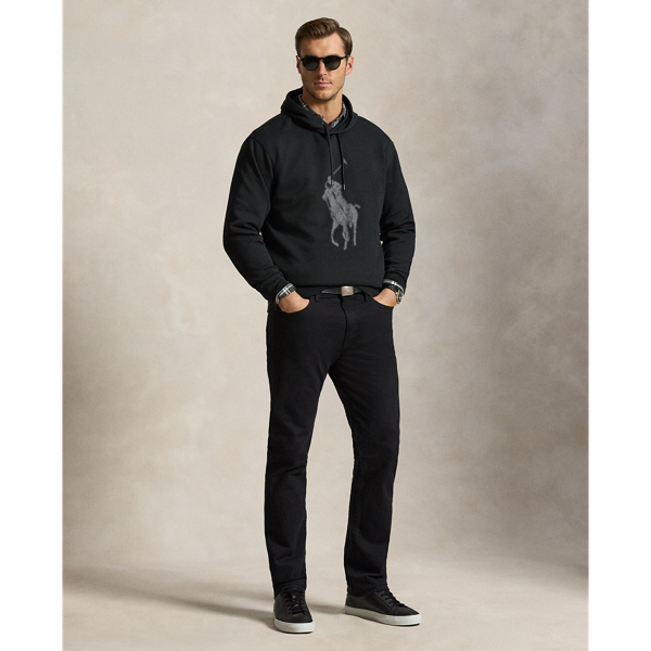 Polo Black Big Pony Double-Knit Hoodie Big & Tall 4