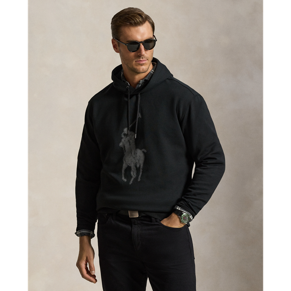 Polo Black Big Pony Double-Knit Hoodie Big & Tall 1