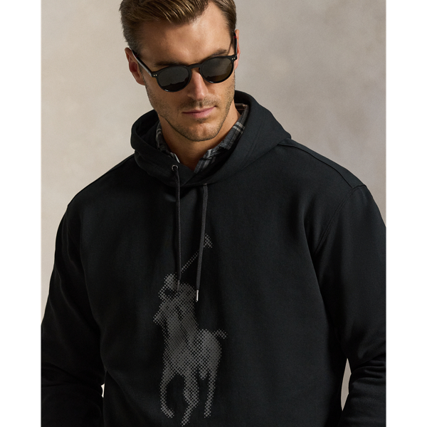 Polo Black Big Pony Double-Knit Hoodie Big & Tall 6