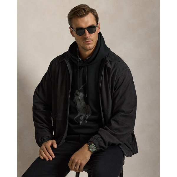 Polo Black Big Pony Double-Knit Hoodie Big & Tall 7