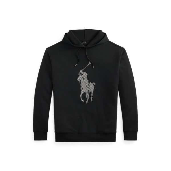 Polo Black Big Pony Double-Knit Hoodie Big & Tall 2
