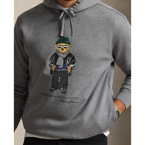 Polo Bear Double-Knit Hoodie