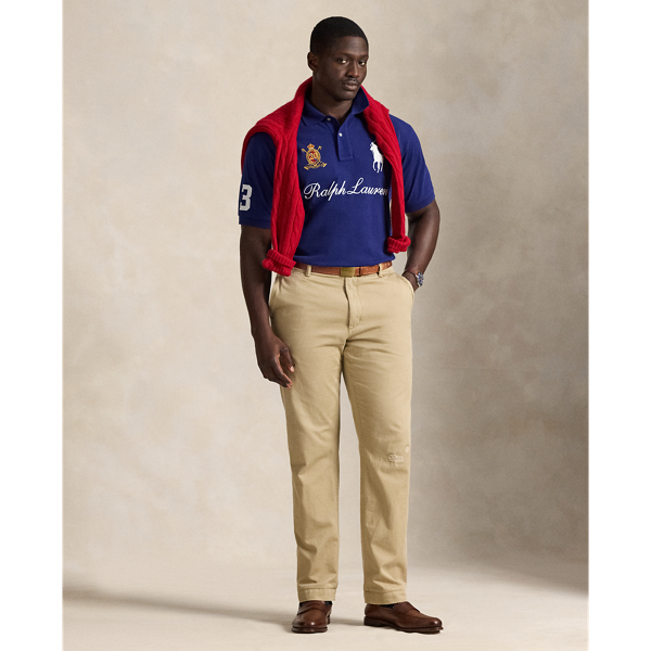 Fall Royal Big Pony 20th Anniversary Crest Polo Big & Tall 4