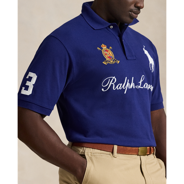 Fall Royal Big Pony 20th Anniversary Crest Polo Big & Tall 6