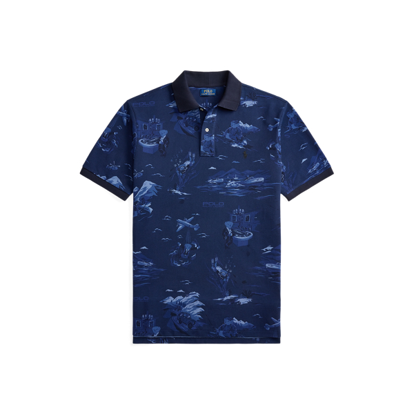 Classic Fit Mesh Polo Shirt