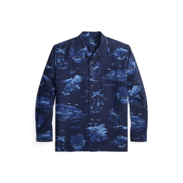 Classic Fit Ombré Linen Shirt