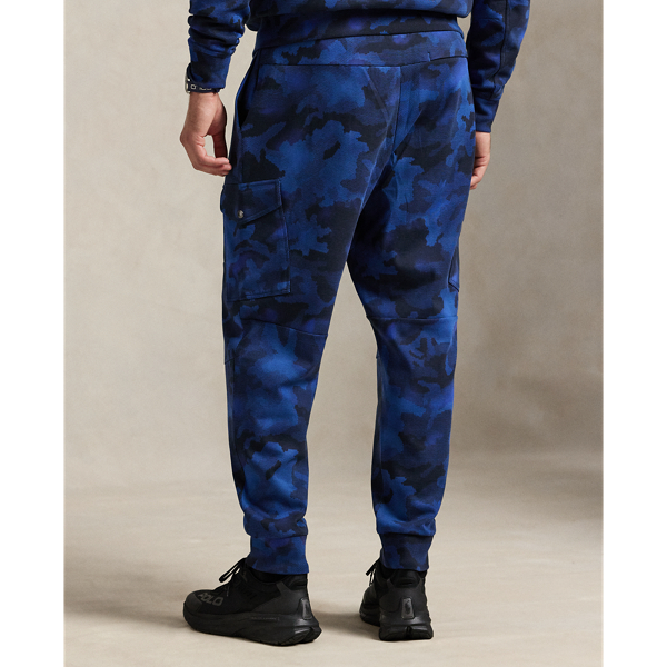 Camo Double-Knit Cargo Jogger Pant