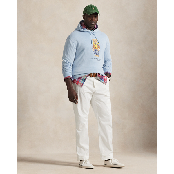 Polo Bear Garment-Dyed Fleece Hoodie