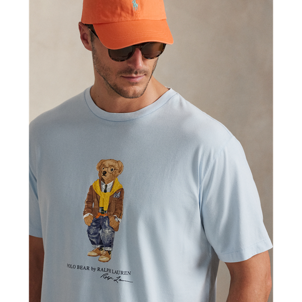 Southport Blue/Hudson Valley Bear Polo Bear Jersey T-Shirt Big & Tall 6