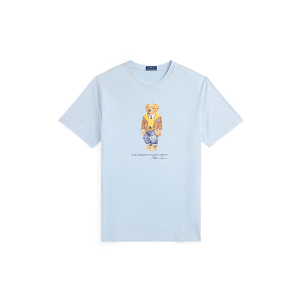 Southport Blue/Hudson Valley Bear Polo Bear Jersey T-Shirt Big & Tall 2