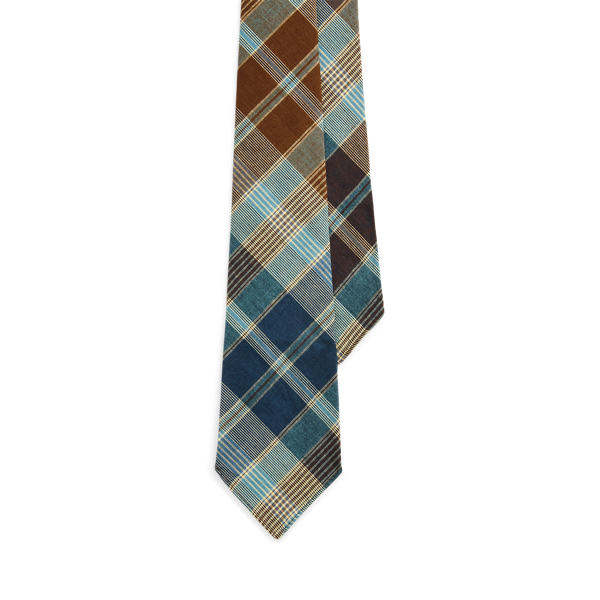 Vintage-Inspired Plaid Tie 